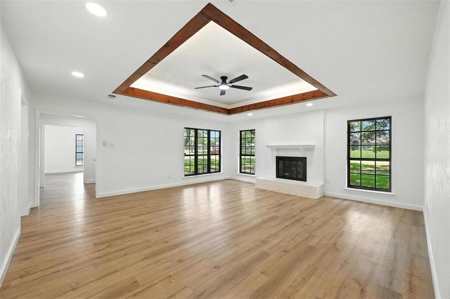 Prime Rowlett Location!! Welcome to 3309 Larkin Lane, where peaceful living meets convenience. This beautifully situated home sits on AN ACRE in a quiet, established neighborhood with no through traffic perfect for privacy, relaxation, and space to grow. NEW LVP flooring, NEW appliances. Enjoy the freedom of wide-open green space, mature trees, and a large storage shed or workshop, ideal for hobbies, equipment, or extra storage. The expansive backyard offers plenty of room for gardening, outdoor entertaining, or even future additions.  You're also just minutes from major highways including George Bush Turnpike, I-30, and Highway 66, providing easy access to downtown Dallas, Firewheel Town Center, Rockwall’s Harbor District, and a wide range of local dining and shopping options. This is your chance to own a peaceful slice of Texas with all the conveniences of city living nearby. Whether you're looking for space, schools, a slower pace, or NO HOA 3309 Larkin Lane delivers.