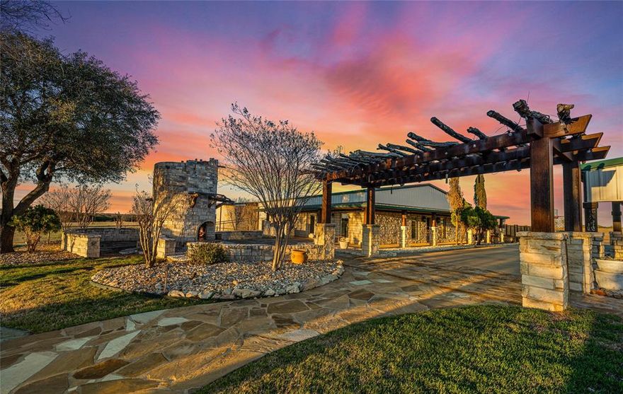 THE premier equestrian property in McLennan County, 2820 Talbert Ranch represents a unique opportunity to acquire a turn-key facility serving multiple uses including commercial and residential applications.  Equally adept at hosting a fundraiser, celebrating the holidays with family, serving as an equine boarding or training facility, or just allowing for relaxation to 'get away from it all'; this well planned, well executed property offers an extensive list of amenities and 'extras' many wouldn't think to include.  ---  The main home, with its 2,800 square foot layout, makes easy accommodation for family use, whether it be daily or during family events.  Downstairs, a spacious living room overlooks the back cabana and pool, while the eat-in kitchen, dining room, outdoor kitchen, and outdoor fireplace (an exceptionally lovely place to spend an evening) are opposed at the front of the home.  Upstairs, a large loft style bedroom or living room is the perfect bunkhouse while downstairs features two suites with the primary suite enjoying ensuite bathroom access.  Notably, the primary suite is less than 5' from the oversized laundry room and interior of the horse stables.  ---  Here, a tack room and cistern are housed in the same building which opens at the front to the sanded arena and at the back to the broader property.  Across the fenced arena, and additional building yields a tack room, outdoor equipment awning, and two separate, large storage areas.  ---  Adjacent to the primary home, the large, detached workshop affords parking for eight large vehicles while providing additional accommodation in the apartment.  ---  While all impressive, it's the property that steals the show.  Complete pipe fencing around all 65 acres ensures no issues with livestock while the seasonal creek and tank are as useful as they are attractive.  Rolling topography, a smattering of trees, and outstanding sunsets leave nothing wanting.  ---  This place is special.  Call today.