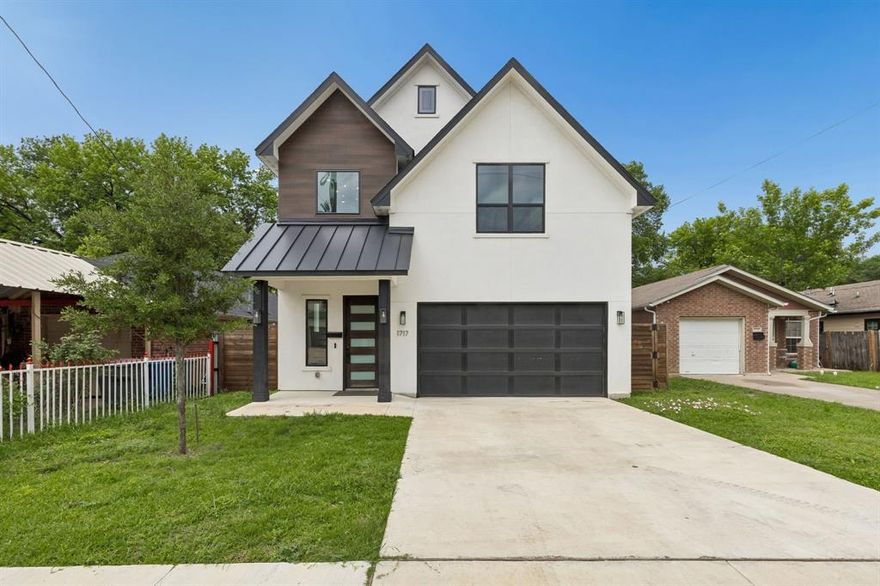 **4 Beds - 3.5 Baths - 2,534 SqFt**

Welcome to this stunning modern two-story residence nestled in the heart of booming Trinity Groves — one of the city's most exciting and rapidly evolving neighborhoods. Built with exceptional quality and thoughtful craftsmanship, this home showcases real oak hardwood floors throughout, custom cabinetry, and gleaming quartz countertops that reflect a commitment to superior materials and lasting design.

The open floor plan invites effortless living, anchored by a showpiece kitchen featuring a massive island, stainless steel appliances, and elegant finishes that inspire both everyday meals and memorable gatherings. Soaring ten-foot ceilings and eight-foot doors on the main level create a grand yet welcoming atmosphere flooded with natural light.

The downstairs primary suite is a true retreat, complete with a luxurious en-suite bath offering a separate garden tub, walk-in shower, and an oversized closet designed for ultimate organization. Upstairs, three generously sized bedrooms and two full bathrooms provide comfortable space for family or guests, all graced with the same beautiful oak flooring.

Step outside to a private backyard enclosed by a six-foot cedar fence — perfect for relaxation or entertaining. This Green Certified home delivers energy efficiency without sacrificing style.

Location is everything, and this property delivers. Just minutes from Downtown Dallas, Bishop Arts, and the Design District, you'll enjoy world-class dining, shopping, and culture at your doorstep. 

Don't miss this extraordinary opportunity. Schedule your Showing today!...