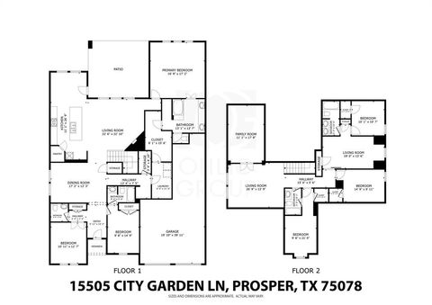 Tiny photo for 15505 City Garden Lane, Prosper, TX 75078 (MLS # 21058234)