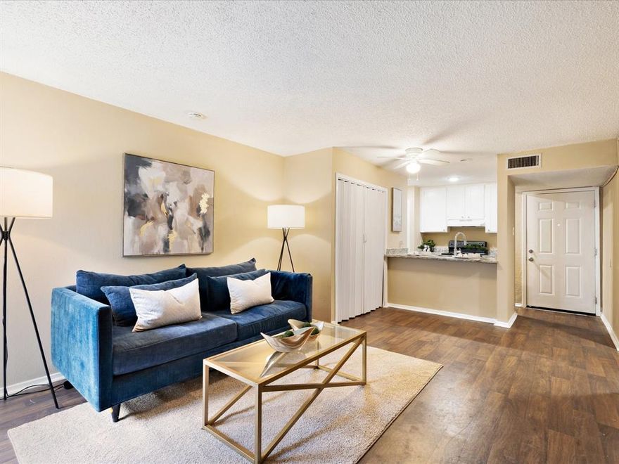 WELCOME HOME! This condo offers convenient first-floor living just minutes from Downtown Fort Worth, with easy access to major highways, shopping, dining, and entertainment. This well-kept condo features a functional open layout and a private, fenced-in back patio—perfect for relaxing or entertaining. Water utilities are included with the HOA, as well as covered parking - making for easy, low-maintenance living. Ideal for an owner-occupant or investor seeking location and value. *All information deemed reliable, buyer and buyers agent to confirm.