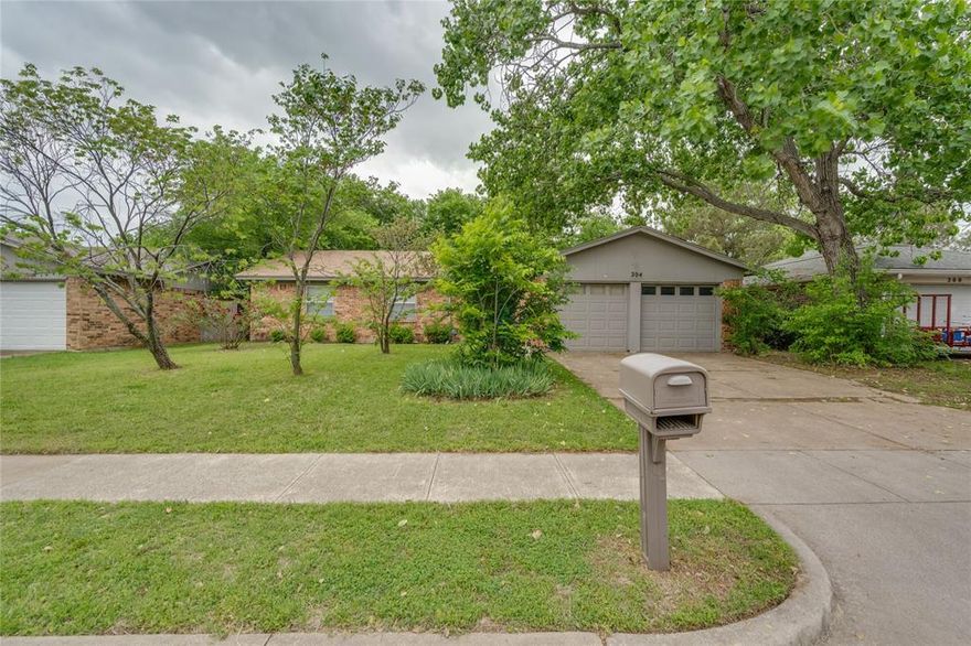 Adorable and unique 3 bedroom, 2 bathroom single family home in Saginaw! This property features fresh paint, updated fixtures and flooring. The home features a spacious living room with endless possibilities and a wood burning fireplace with built in shelves. The kitchen allows for a dining or kitchen table with beautiful custom wooden shutters on the dining room window that allows a flourishing of natural light. The bedrooms are quite spacious and the primary bedroom has a modern ensuite shower bathroom and a walk in closet. The garage is partially converted on one side for either extra storage, a workout room or office. The backyard has plenty of room for entertaining! Set up your showing today!