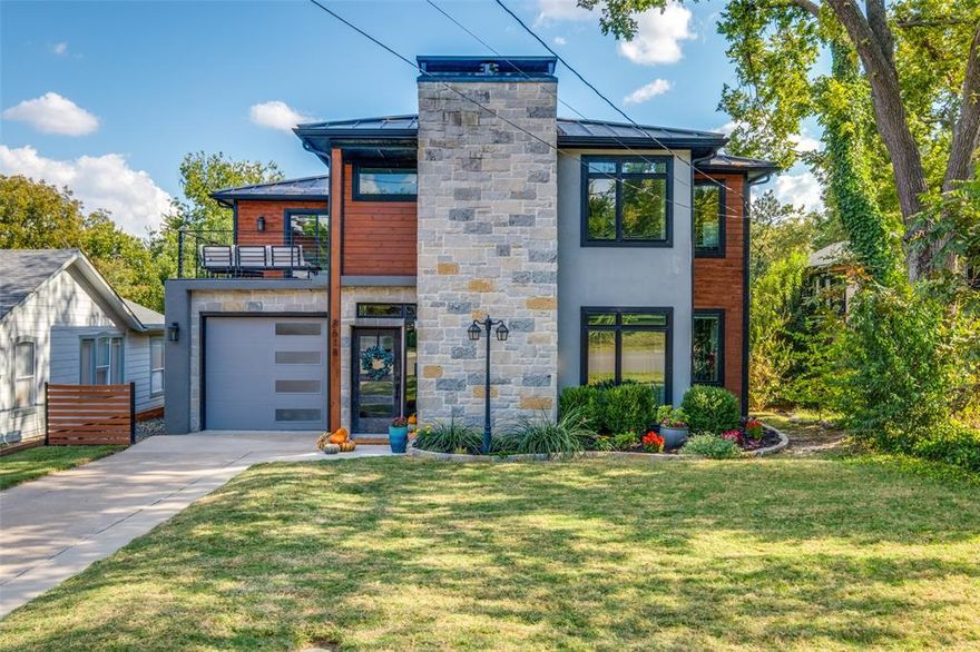 Modern Living Meets East Dallas Charm! Just minutes from White Rock Lake and the Dallas Arboretum, this modern home invites you to experience East Dallas living at its best. Natural light floods the open-concept main level, highlighting the custom-finished concrete floors and seamless flow between the living, dining, and kitchen spaces. The chef’s kitchen features sleek cabinetry, high-end appliances, custom pantry with shelves and pull-out drawers by California Closets, huge kitchen island and opens to a spacious outdoor deck, perfect for entertaining, gathering with friends or enjoying quiet evenings under the stars. The main-level primary suite offers a calm, restorative retreat with a spa-inspired bath and thoughtfully designed finishes that create a sense of everyday luxury. This primary suite includes a spacious walk-in closet with custom built-in drawers and shelving by California Closets. Upstairs, warm wood floors lead to a large L-shaped loft, three spacious bedrooms, and beautifully styled baths. Just off the loft, an upper outdoor deck provides an elevated space to unwind or take in the treetop views. With thoughtful design, custom design closets throughout, inviting atmosphere, modern finishes, and a prime location near trails, parks, and local favorites, this home embodies comfort, connection, and contemporary style. This is a must see. Sellers are very motivated! Schedule your private showing today!