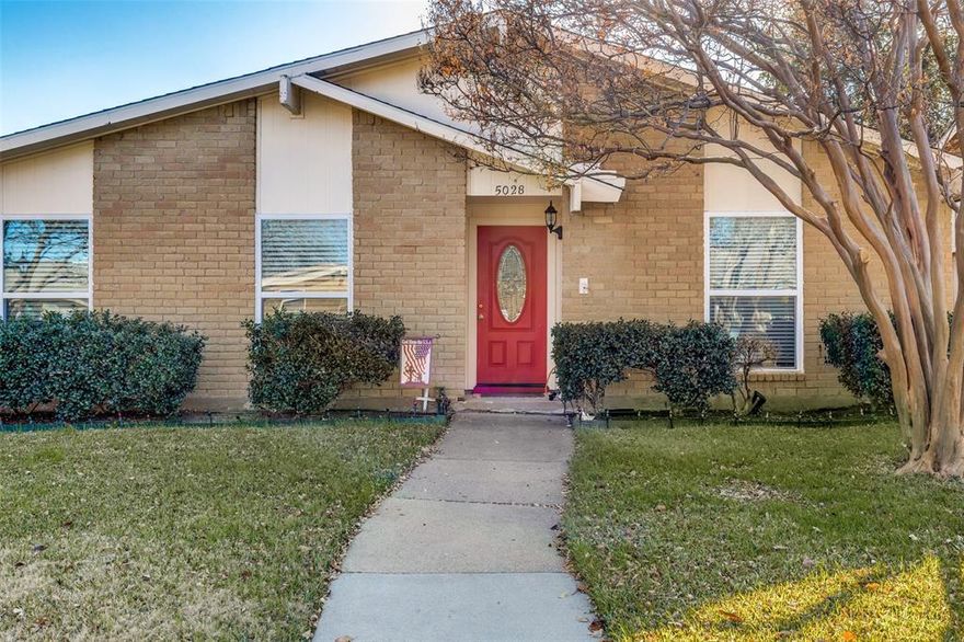 Well-maintained and thoughtfully priced to help make your vision come alive within this partially updated home in a prime location. This 1,778 sq ft home is located in a desirable, established section of The Colony featuring larger lots and room to breathe. Great curb appeal welcomes you inside to an intuitive floor plan offering three bedrooms, a spacious living room, and a generous dining area ideal for everyday living and entertaining. Charming wood accents and a paneled feature wall add warmth and character throughout. Recent 2024 updates include a new roof, added attic insulation, and a radiant barrier for improved energy efficiency, along with solar panels providing electric bill relief. Enjoy outdoor living on the impressive covered deck overlooking a grassy backyard. Well cared for with great space, this home offers comfort, efficiency, and functionality in a sought-after setting. Perfect starter home, downsize or investment opportunity!