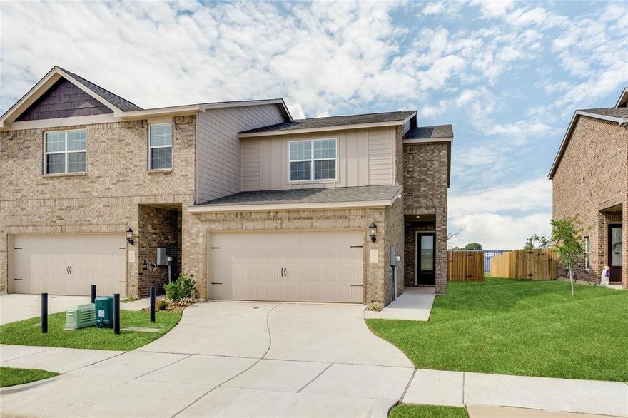 The Caspian floor plan has three bedrooms and two-and-a-half bathrooms. Open living spaces create a welcoming atmosphere, complemented by a convenient powder room for guests. The kitchen caters to any culinary occasion with abundant storage, ample counter space and energy-efficient appliances for easy cleanup. Upstairs, the master suite boasts a dual sink vanity in the spa-like bathroom and a spacious walk-in closet. The covered back patio provides a space for outdoor relaxation and entertaining, rain or shine. Included upgrades such as Whirlpool® appliances, granite countertops, white-wood cabinets, luxury wood-style flooring and a Wi-Fi-enabled garage door opener all enhance the home's appeal.