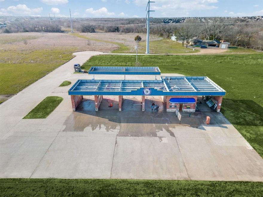 Real estate asset sale. There is currently a month-to-month tenant running the washes and he can leave upon the sale.

This car wash has 4 self-service bays, 1 30 ft in-bay automatic, vending, and an equipment room.