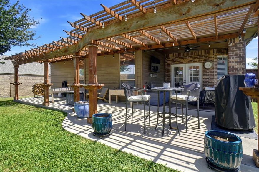 WELCOME TO 12641 DIAMOND PEAK DRIVE, FORT WORTH, TX 76177*LOCATED IN VALLEY RIDGE ADDITION -NORTHWEST ISD*BYRON NELSON HIGH SCHOOL*ONE STORY BEAUTY WITH 1601 SQUARE FEET PER ASSESSOR, 3 BEDROOM, 2 BATHS, 1 LIVING, 1 DINING, 2 CAR GARAGE, BUILT IN 2011 BY DR HORTON*NO CARPET IN THE HOME! OPEN FLOOR PLAN WITH LOVELY KITCHEN EQUIPPED WITH GRANITE COUNTERS, 42 INCH DARK STAINED CABINETRY, STAINLESS APPLIANCES, GAS RANGE, LVP FLOORING, BREAKFAST BAR AND HALF VAULTED CEILING*A COZY GAS STARTER FIREPLACE IS THE FOCAL POINT IN THE FAMILY ROOM WHICH IS OPEN TO THE KITCHEN AND DINING*THE PRIMARY ENSUITE BOASTS DUAL SINKS, LVP FLOORING, GARDEN SOAKING TUB, SEPARATE SHOWER, BUILT IN CABINETRY, WALK IN CLOSET AND TILE FLOORING IN THE BATH*SOME ADDITIONAL FEATURES INCLUDE IRON FRONT DOOR, LVP FLOORING,  RECENTLY INSTALLED RECESSED LIGHTING THAT CHANGES COLORS. LENNOX HVAC SYSTEM REPLACED IN SEPTEMBER 2024 WITH WARRANTY, RECENT INTERIOR PAINT, REPLACEMENT OF BLINDS APPROXIMATELY ONE YEAR AGO, BLINDS THROUGHOUT, GUTTERS, SHED, BRICK MAILBOX, 37 FOOT COVERED BACK PATIO AND COVERED FRONT PORCH WITH ROOM FOR CHAIRS*THE YARD IS FENCED WITH A SPRINKLER SYSTEM, HOME IS LOCATED ON A CORNER LOT*NEARBY COMMUNITY PARK*
