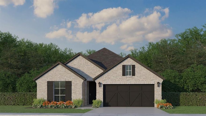 Welcome to a beautifully designed single-story home that blends comfort, thoughtful design and everyday functionality. This spacious floor plan offers three bedrooms, two full bathrooms and a dedicated study, creating the perfect balance of private retreat and shared living space. The secondary bedrooms are located near the front of the home with a nearby full bath, providing convenience and privacy for guests or family members. As you move through the home, the layout opens into a bright and inviting main living area. The kitchen serves as the heart of the home, featuring a large island, walk-in pantry and seamless flow into the dining and family room, perfect for both casual living and entertaining. Expansive windows allow natural light to pour into the family room, creating an open and airy atmosphere throughout the main living spaces. Just off the main living area, the private primary suite offers a relaxing retreat at the end of the day. The spa-inspired bath features dual vanities, a soaking tub and a spacious walk-in closet designed with plenty of storage and organization space. Thoughtful details and flexible spaces throughout the home make it ideal for modern lifestyles, whether you’re working from home, hosting friends or simply enjoying quiet evenings in comfort. Located in the desirable Reunion Neighborhood, this home is part of the award-winning Northwest ISD, complete with convenient bus transportation. With easy access to major freeways, Fort Worth and DFW Airport, this American Legend Home truly is a must-see!