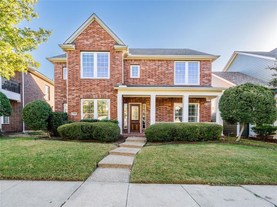 Explore the charm & comfort of 1732 Auburn Drive in Carrollton, Texas. This splendid home boasts four bedrooms, three & a half bathrooms, a large open loft that can be used as a game room, a nice front den that doubles as an open office, & a formal dining area. Step into a freshly painted interior where every detail has been carefully updated. Brand new carpet underfoot, sleek ceramic tile & a kitchen glistening with new appliances - including a gas stove top, microwave, oven, dishwasher, and an overhead vent. The counters and kitchen backsplash have also been beautifully replaced, adding a modern touch to the heart of the home. Conveniently located near George Bush Highway & Highway 121, this house offers the perfect blend of accessibility & peaceful neighborhood living. Make it your new home and enjoy both style & convenience in this rental. This home is located inside the Lewisville ISD School District.