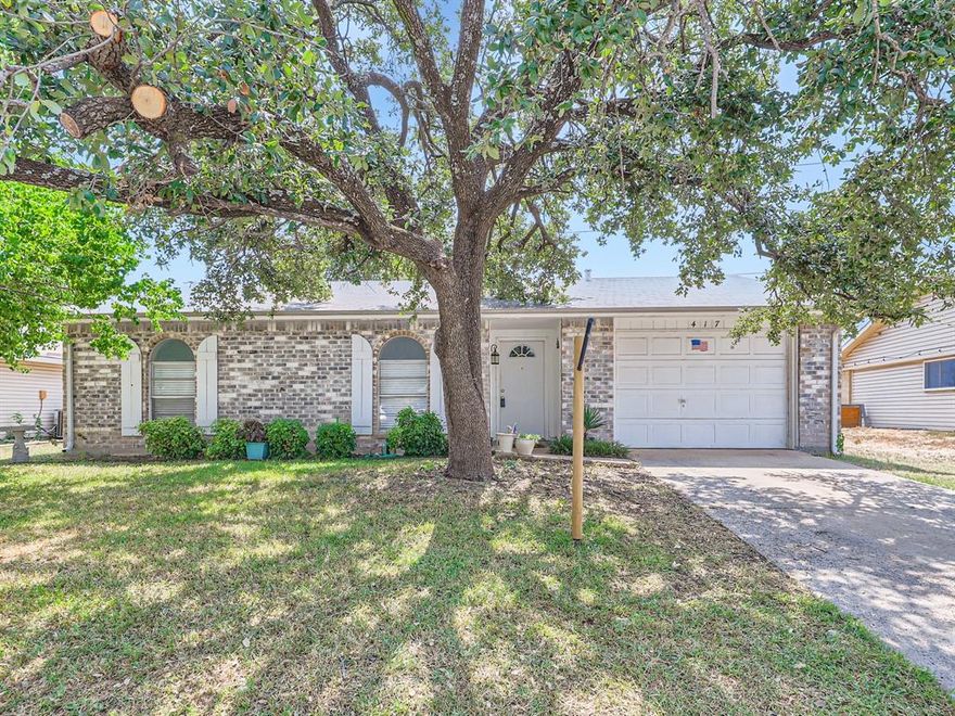 Multiple Offers Received; deadline for best and final is Monday, Aug 28 at 12pm. Welcome to this 3-bedroom and 2-bathroom home, nestled in an established neighborhood with endless potential. Being sold AS-IS. With original kitchen cabinets that showcase character and recently replaced flooring in the bedrooms. Step into the open living room that offers a seamless flow, the possibilities are endless as you envision the potential to make this house truly your own. As you venture outside, the fenced backyard is shaded by mature trees. Your creative imagination can flourish, transforming the space into an outdoor retreat for gatherings and gardening. Located near Joe Pool Lake and Mountain Creek Lake, you'll have access to swimming, water sports, parks, and trails. For those who appreciate a round of golf, Prairie Lakes Golf Course is also located nearby. Seize this opportunity to bring your creative visions to life, great potential, desirable location, and proximity to leisure activities.