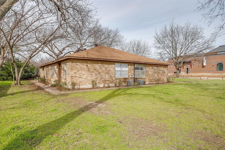 Very Well taken care of income producing property with four - 1 Bedroom Adorable Apartment in a lovely brick Quadraplex in much sought after Old Town Burleson. The units are one bedroom, one bath. Walkability to shopping, restaurants and events in old town Burleson. Great opportunity for a Value add 3 apartments are rented well below market. Lot adds a opportunity to expand with more amenities to increase income or to rethink the use of the property and its potential. Currently 1 unit Vacant and is up for lease. Call Agent with Questions.