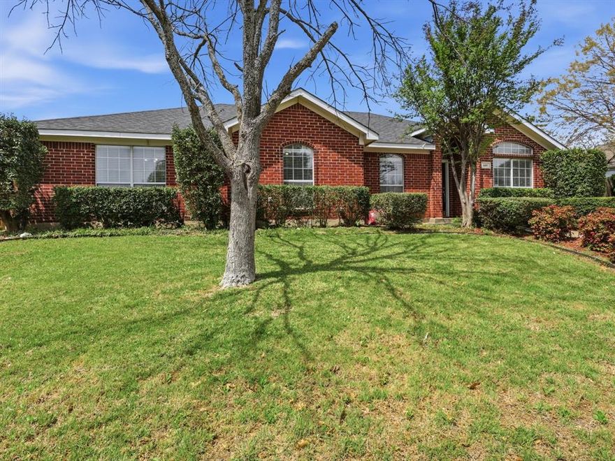 Welcome to Chapel Creek living just in time for summer! This beautifully maintained 3-bedroom, 2-bath home in Fort Worth offers the perfect blend of comfort, convenience, and outdoor enjoyment—with a sparkling play pool ready for endless warm-weather fun. Step inside to find a bright and inviting layout featuring a spacious living room with vaulted ceilings and a cozy wood-burning fireplace with hearth. The open-concept kitchen is ideal for entertaining, complete with a breakfast bar, pantry, bay window dining area, and newer appliances—including a stove-air fryer combo that’s never been used. The private primary suite is generously sized with a tray ceiling and features dual sinks, a separate shower, a walk-in closet, and additional linen storage. Fresh paint (2 years ago), new blinds, and updated bathroom fixtures add a clean, modern touch throughout the home. Outdoors is where this home truly shines. Enjoy your own backyard retreat with a covered patio, patio lighting, and a refreshing play pool featuring a new pump, coping, filter, and light—perfect for relaxing or hosting all summer long. A full sprinkler system keeps the yard looking its best year-round. Additional highlights include a formal dining room, rear-entry garage with alley access, wood, tile, and laminate flooring, and a roof replaced in 2017 with gutters already in place. Located in Chapel Creek area of White Settlement ISD, this home offers quick access to shopping, dining, downtown Fort Worth, and JRB, Lockheed —making commuting and everyday living a breeze. Don’t miss your chance to make a splash this summer—schedule your showing today!