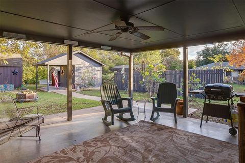 A home in Cleburne