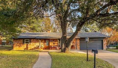 A home in Cleburne