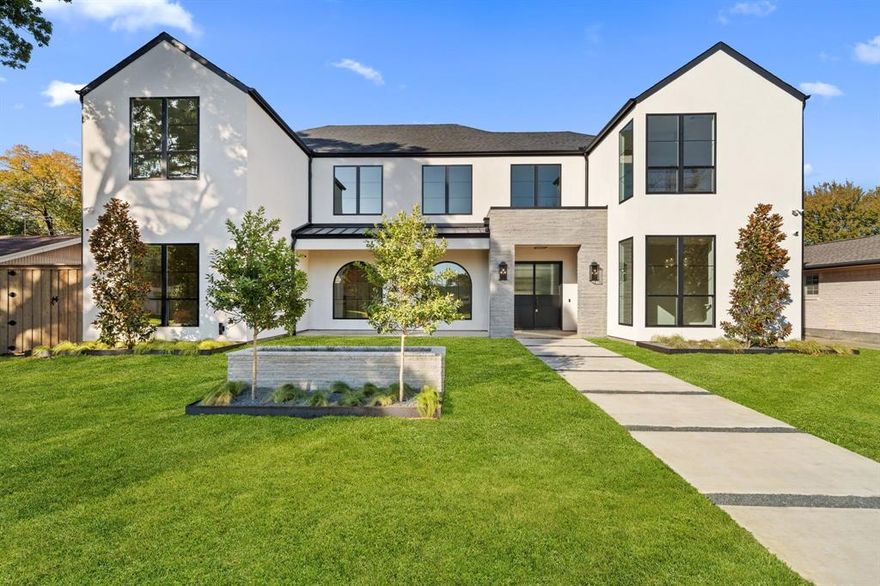 House will be completed by December 2025. Call Listing Agent for more information. Beautiful Custom Home in Royal Hills – Dallas Tx 75229
This stunning custom-designed residence offers 4,509 sqft of luxurious living space, featuring 5 spacious bedrooms+ a flex room + an office and media room, 5 full baths, all rooms have walking closets and custom cabinetry. The home showcases premium white oak cabinetry in the kitchen, natural stone countertops, and Hardwood white oak flooring throughout the house.(nailed down). The gourmet chef’s kitchen is complete with high-end appliances, Viking in the inside and Coyote appliances for the outside kitchen, perfect for both entertaining and everyday living. Enjoy movie nights in the dedicated media room, relax in the private backyard oasis with pool, and benefit from modern amenities such as an outdoor custom grill and sink. Tankless water heater and foam insulation. 1-2-10 home warranty provides peace of mind.
Walking distances from Northaven Trail, and minutes away from Royal Lane, Marsh Lane, and the Private School Corridor, this property combines elegance, comfort, and convenience in one of Dallas most desirable neighborhoods today. Schedule your tour today and welcome home. 

House will be completed November 2025
Living space is 4,509 sqft
Porch 510 sqft
Garage 441
Total sqft 5,460
First Floor sqft 2,841 and Second floor 1,668 sqft
Construction Materials: Stucco and Natural Stone.