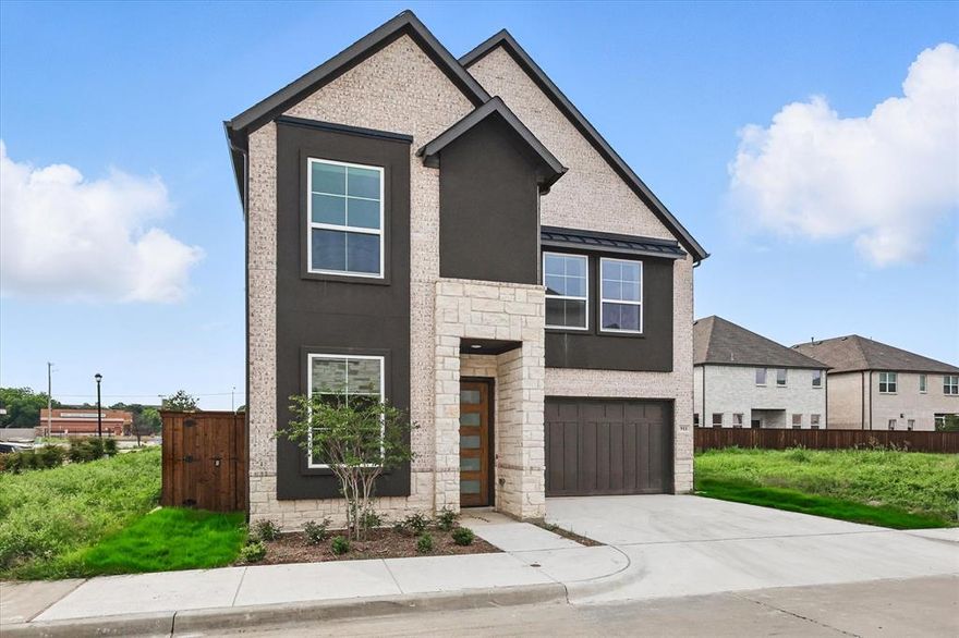 This brand-new, beautiful home in Jasmine Hill Add — a private, gated community in Richardson! This stunning 4-bedroom, 3.5-bathroom home is thoughtfully designed for both comfort and style. The open-concept first floor features luxury laminate flooring, a modern kitchen with quartz countertops, stainless steel appliances, and a spacious center island — perfect for entertaining. Upstairs, you’ll find a versatile game room, the primary suite, and three additional bedrooms. The primary bathroom offers a spa-like retreat with dual vanities, a soaking tub, and a walk-in shower. Located just minutes from Highways 75 and 635, and close to popular dining spots, this home is also zoned for the highly regarded Richardson ISD. Don’t miss the opportunity to tour this beautiful home — schedule your visit today!