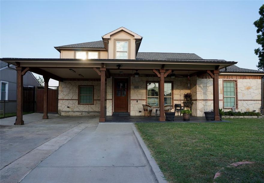 Spacious & stylish in the desirable Irving. A must see! Step into comfort and style with this stunning 5-bedroom, 5 and a half baths. Start your morning with coffee on the covered front porch or relax on the covered back patio overlooking a spacious yard-ideal for pets, playsets or weekend gatherings.