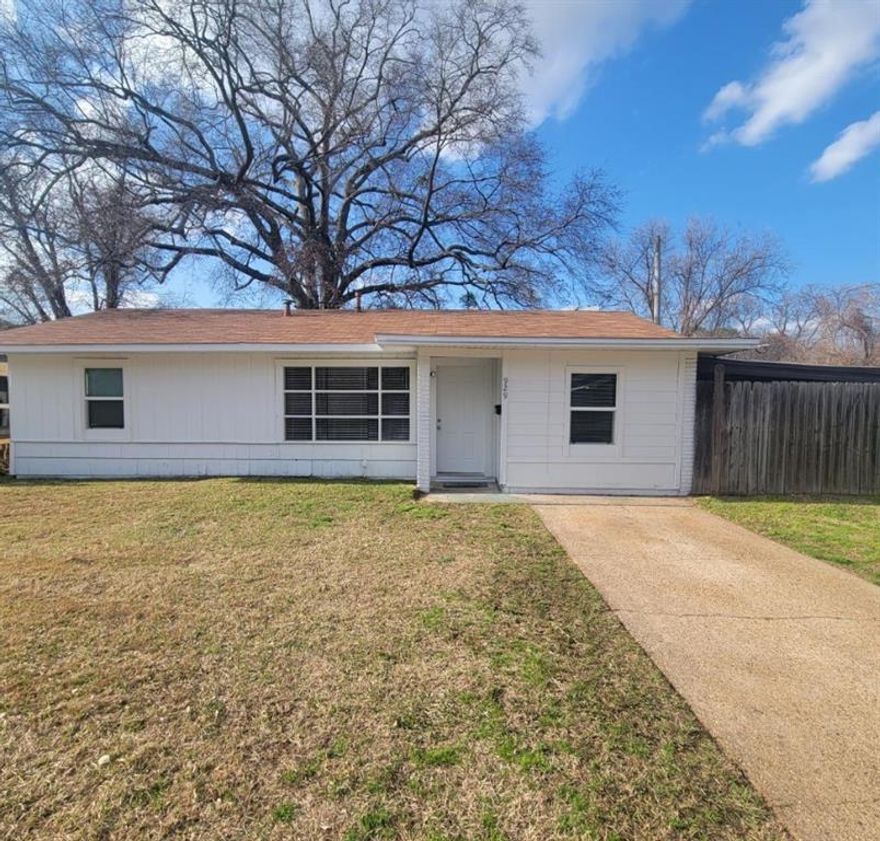 Attention Investors! Tenant Occupied 2-bedroom, 1-bathroom home located in central Bossier City now available. Property features a large living space with a decorative fireplace, an eat-in kitchen, and washer and dryer connections in the unit. Enjoy a large covered patio situated on a corner lot. Interior and exterior were fully painted in early 2025, and the home features updated LED lighting throughout. Property is currently tenant-occupied. This is a strong long-term rental opportunity with consistent cash flow, this is a great turn-key opportunity! Property is sold as-is.