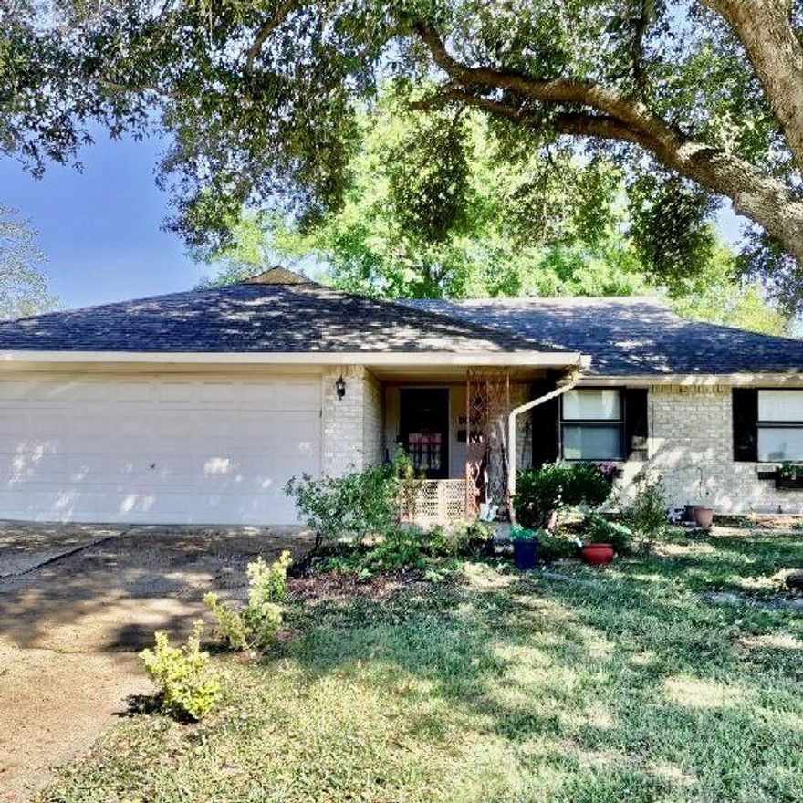 This is a great 3 bedroom 2 bathroom brick home with an open floor plan and 2 car garage. Wood flooring throughout living area leading to glass doors to a spacious backyard for entertainment and BBQ. Located in the desirable quiet neighborhood of Garland, Texas.  This home is perfect for first time home buyers or anyone that has a desire to own a beautiful home.  Small minor repairs are needed and some updating. This home will not last long and priced to sell. Pictures does not do it any justice this is a must see.  Sellers are motivated.