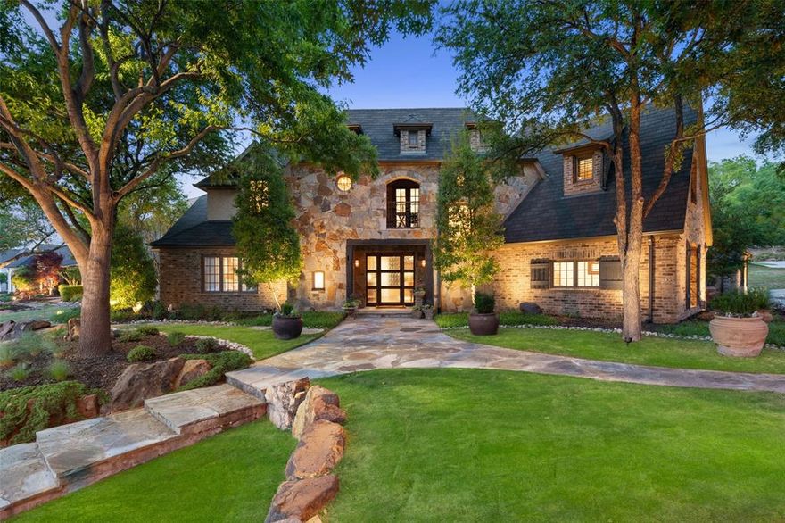 Come tour this Stunning home in the highly sought after, guard gated community of Starwood. This immaculately maintained home, on a nearly half acre corner lot, is truly one of a kind. The chef's kitchen is a entertainer's dream with a large butler's pantry and double islands. The living room windows highlight the recently completed backyard including a resort style pool, custom cabana, outdoor kitchen, and extensive landscaping by an award winning landscape architect. Charm and warmth fill this European style home with antique beams, five fireplaces, custom hardwoods and more.The expansive primary bedroom opens onto the pool area and the primary bathroom boasts his and hers boutique style closets as one of many features. The amazing entertaining space continues upstairs with game room complete with a full stone-top bar with wine storage and stunning media room that seats twelve with room for more. Set up an appointment now to experience all this home has to offer Before its gone!