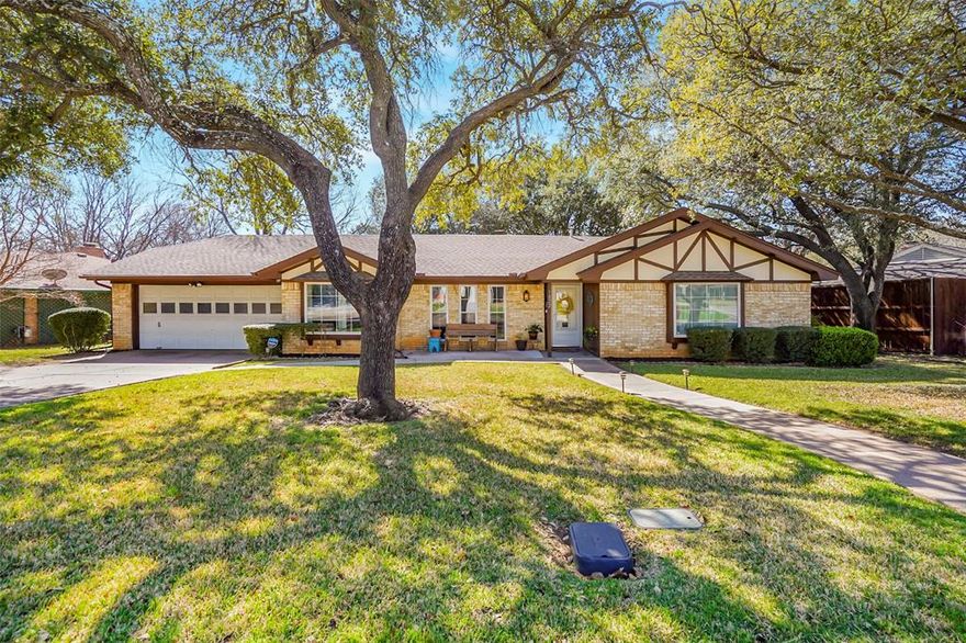 MAJOR PRICE REDUCTION! Step inside this charming single-story Arlington home and discover a space designed for everyday living. With room to spread out, the home features two spacious living areas and two dining spaces, giving you plenty of flexibility for relaxing, entertaining, or gathering with family and friends.
At the heart of the home, the kitchen is both functional and inviting. You'll find an electric flat cooktop, generous cabinet storage, and a convenient pantry. A cozy eat-in nook offers the perfect spot for morning coffee, while direct access to the dining area makes hosting and daily meals effortless.
Natural light pours in through windows throughout the home. The thoughtful layout allows everyone to enjoy their own space while still feeling connected. A large living room features a gas fireplace with gas logs, built-in bookshelves, and plenty of room to relax or entertain.
If you love the size of the living spaces, just wait until you step into the primary suite, it’s truly massive, offering a peaceful retreat with room to unwind. You’ll also appreciate the abundance of storage throughout the home, including a great utility room with custom built-ins to keep everything organized.Step outside and the charm continues. The backyard sits on a large lot with a few mature trees and plenty of open space, perfect for entertaining, gardening, play, or simply enjoying the outdoors.
Located in a great part of Arlington, this home offers easy access to I-30 and a quick commute to both downtown Fort Worth and downtown Dallas, and quick drive to the DFW Airport, making it as convenient as it is inviting. This is a home full of space, charm, and possibilities—ready for you to make it your own. 
Seller has REDUCED PRICE to reflect needed updates. Foundation quote & electrical quote are in Transaction Desk. Seller will not make repairs prior to closing. Property is priced accordingly and sold AS IS. Cash or Conventional Financing only.