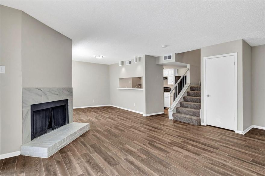 FANTASTIC OPPORTUNITY FOR INVESTOR OR FIRST TIME BUYER! This cozy condo has been tastefully renovated with fresh paint, new flooring, resurfaced countertops, updated appliances and more! The location feeds to Richardson ISD and is conveniently located to a variety of amenities with an easy commute to multiple areas of Dallas. Springtree Crossing Condos is a charming and well maintained community with 2 pools, covered parking, as well as ample overflow parking. Each building contains 4 units, and is designed with privacy in mind. Kitchen, Dining, Living & half bath downstairs, with 2 bedrooms & 2 full ensuite baths upstairs. Great location with reasonable HOA! See documents for more info about opportunity for Home Buyers through Chase Homebuyer Grant.