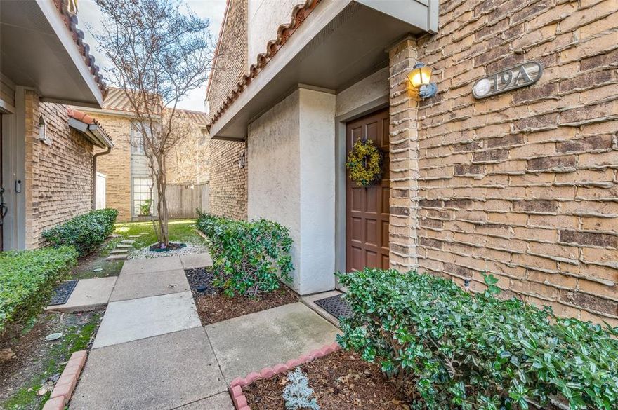 If simple living is what you are looking for, this condo in the heart of North Dallas nestled in a quiet neighborhood is waiting for you!   Enjoy a open floor plan with half bath downstairs, 2 Bedrooms and 2 full bathrooms upstairs.  Granite kitchen counters, updated stove, dishwasher and microwave.  Great view of the sunset through the sliding glass doors off the kitchen and living area.  Nice size fenced patio with room for grilling and relaxing!! Schedule your showing today!! Easy access to highways, shopping, restaurants and airports. Across the street from the Brookhaven Country Club with a neighborhood pond and walking trails. Community pool and clubhouse. All information including measurements and all other information to be verified by the Buyer and Buyers agent. All offers to submit approval letters. All Cash Offers to include current proof of funds. Complex is not FHA approved. Refrigerator, washer and dryer do convey with the property with a reasonable offer.
