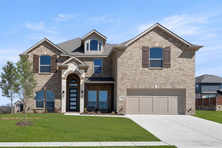 MLS# 21261658 - Built by First Texas Homes - Ready Now! ~ Welcome to High Country in Burleson, TX. The Coventry 2F plan presents 5 bedrooms, 4 bathrooms, and 3,275 square feet of well-appointed living space designed to adapt to a variety of lifestyles. A gracious, upgraded exterior creates a warm first impression, complemented by a welcoming entry that opens to a signature curved staircase. Inside, refined finishes and thoughtful details enhance both form and function. A private study and a full bath on the main level offer convenience for guests or a quiet work-from-home setting. The kitchen is designed for both everyday living and entertaining, featuring a butler’s pantry, gas cooktop, and a layout that flows naturally into the main living areas. Upstairs, a spacious game room provides a comfortable retreat for leisure and gathering. Bedroom five is pre-wired for media, offering the option to create a dedicated viewing or gaming space. Throughout the home, the balance of openness and purposeful design supports everything from relaxed evenings to hosting with ease, delivering a residence that feels both elevated and livable.