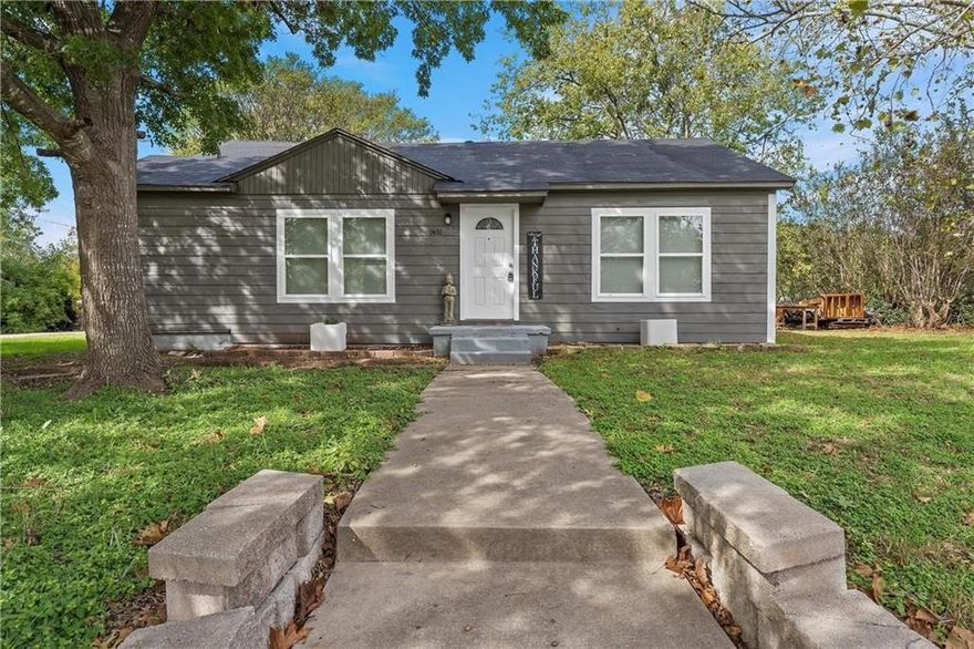 Charming, 3 bedroom, 1 bath home situated in the center of Mart! Positioned on a spacious corner lot, this delightful residence boasts significant modern appeal, featuring an open floor plan with a versatile flex space or additional living area. Take pleasure in the updates completed a few years ago such as the appliances, flooring installed throughout, fresher interior and exterior paint, HVAC system, windows were installed, newer cabinetry, and much more. This quaint small town gem is only minutes from Waco and all its urban conveniences. Seize the opportunity to claim this unique property as your own!