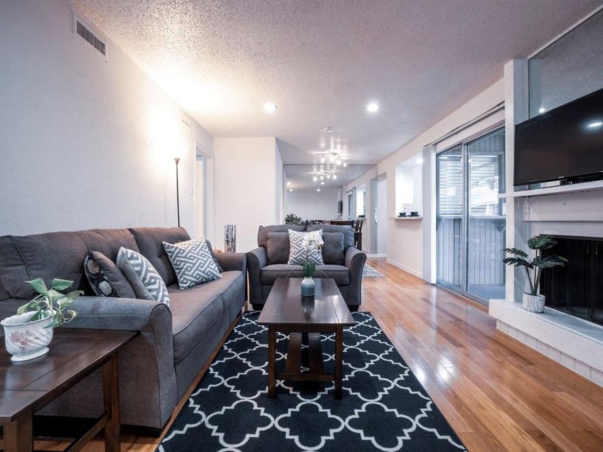 Located in a highly desirable area off Lovers Lane, this beautifully updated 2-bedroom, 2-bath condo offers the perfect blend of city convenience and quiet community living. Minutes from Greenville Avenue, SMU, Mockingbird Station, and some of Dallas’ best shopping and dining. Iconic attractions such as Reunion Tower, Dallas World Aquarium, Dallas Farmers Market, and UT Southwestern are just a 15-minute drive away.

Inside, this home features an open layout with wood flooring throughout—NO CARPET —and FRESH PAINT throughout. The living room with a cozy fireplace flows into the dining area, creating a comfortable and functional space for daily living. The modern kitchen features stainless steel appliances, a pantry for extra storage, and IN-UNIT LAUNDRY with Washer & Dryer included adds convenience. The primary bedroom offers an ENSUITE BATH, while both bedrooms feature spacious walk-in closets. Additional updates include an updated HVAC system. A private balcony extends your living space and invites relaxation, while assigned parking adds convenience and peace of mind. 

Residents enjoy community amenities including a pool and clubhouse. Don’t miss this opportunity to enjoy the best of Dallas living in a move-in-ready home.