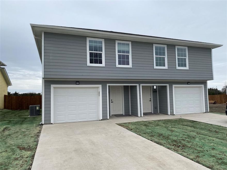 Modern Comfort Meets Convenience!

Welcome home to this beautifully maintained 3-bed, 3.5-bath half duplex located in a charming small-town community—just minutes from shopping, dining, and major highways! Nestled less than a mile from the intersection of US-69 and TX-121, this location offers unbeatable access to nearby cities while still enjoying the peacefulness of a tight-knit neighborhood.

Step inside to a bright, open floorplan with tile flooring throughout the main level, perfect for entertaining or relaxing. The kitchen and living area flow effortlessly, complemented by a convenient powder room for guests.

Upstairs, each of the three bedrooms features its own private bathroom and walk-in closet, giving everyone their own space. The utility room includes a washer, dryer, and sink, and the private backyard with fencing is ideal for pets, gatherings, or simply enjoying a quiet evening.