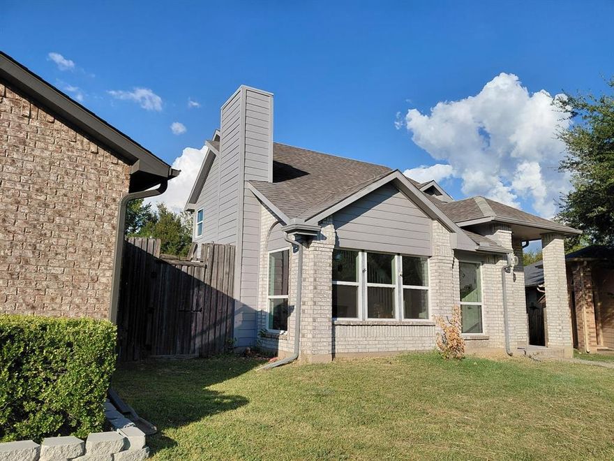 Great floor plan. Living area down stairs and 2nd liv area up stairs with 2 bedrooms. Great deck off the kitchen and dining area. Storage Building in backyard. Atrium outside Master Bedroom. NO POPCORN CEILING! Updated Master Bathroom. New paint inside and out, new flooring, new carpet, all new windows save energy bills, Great location for lots of schools and shopping.