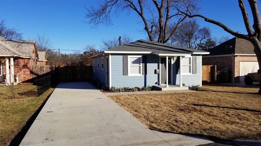 Wow.  Super cute and cozy house.  The house had a complete overhaul.   It has a new electrical, pluming, roof, siding, flooring, kitchen cabinet, light fixture, water heater, heater, tile, granite.   You really need to see it