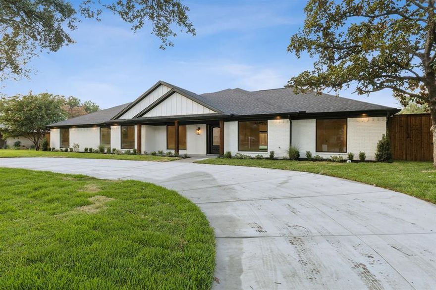 This stunning home in Northwood Hills Estates is the epitome of luxury, now fully renovated with no detail overlooked. Situated on one of the most beautiful tree-lined streets, this 5-bedroom, 6.5-bath home offers an ideal layout, with each bedroom featuring its own private bath, plus two additional baths for guests. A convenient pool bath further enhances the thoughtful design. Beautiful oak cabinets and flooring throughout. Kitchen features professional grade ZLine appliances. The exterior boasts brand-new landscaping with lush St. Augustine grass, front and rear driveways, and French drains surrounding the perimeter. Enjoy a backyard oasis with a replastered pool, new coping, and a fresh concrete deck. Key updates include a new roof (July 2024), new windows, iron and aluminum doors, and an oversized epoxied garage with a motorized gate for added privacy. All-new plumbing, sewer line, HVAC, and electrical systems ensure the home is move-in ready.