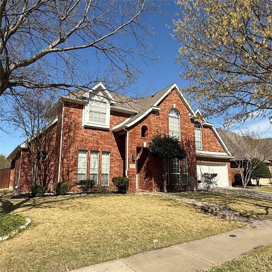 Fabulous property located in sought after neighborhood of Stone Brooke Crossing!  Large corner lot, priced $40K BELOW assessed value!  Only minutes away from the Historic Downtown McKinney Square.  Walking distance to Dowell Middle School.  Easy access to Hwy 75, US 380, State Hwy 121 and Dallas North Toll Road.  Flexible floorplan can be either a 4 bedroom or 3 bedroom with a study.  Large master suite and study are downstairs, with 2 bedrooms plus 2nd living area upstairs. Huge walk-in master closet.  Large open, eat-in kitchen overlooking breakfast area, huge family room with vaulted ceilings and wood burning fireplace. Ample backyard space offers significant potential for creating a customized outdoor oasis... e.g. pool, garden, deck, playground, etc.   Front entry 2 car garage.  HVAC recently replaced.