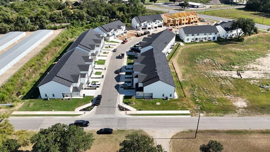 Introducing Tarleton Crossings
Discover Tarleton Crossings beautiful luxury townhomes located a short distance to Tarleton  State University, restaurants and entertainment. Tarleton Crossings offer a maintenance free lifestyle with fully sodded yards shrubbery and sprinkler system all maintained by the HOA. These beautiful townhomes are boasting with 9 ft. ceilings on the first and second floor, beautiful shaker style soft close cabinets with stone counter tops on the first floor with undermounted sink, stainless steel appliances and built in microwave. Decorative light fixtures and canned lighting according to residence plan. Step outside to your own peaceful sitting area on a 10 x 10 concrete patio with decorative fencing 15 feet from the back of the residence.  Tarleton Crossings are great for families, students, long and short term rentals.
Buyer Incentive up to $10,000.00 available:
2-1 rate buydown through HomeGoal Lending
10k builder credit to buyer or reduction in price
Up to 10k in furniture (builders list)
Upgrades including blinds, tv's or shiplap wall as seen in model home
Closing costs up to 10k