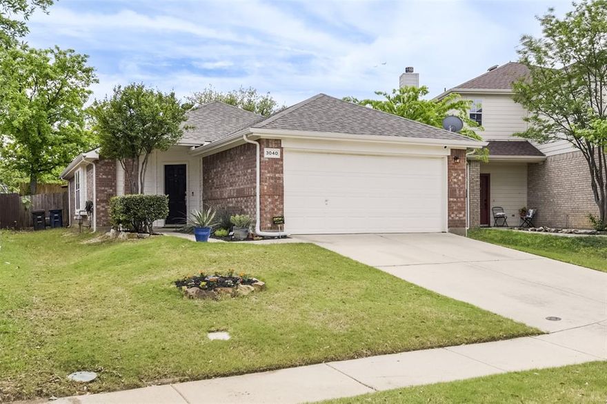 Gorgeous 3-bedroom, 2-bath home located in the highly sought-after Villages of Woodland Springs! This home features thoughtful, updated finishes throughout, including fresh paint, laminate wood flooring, and carpet. The kitchen offers beautiful quartz countertops, a stylish tile backsplash, stainless steel appliances, and a gas cooktop—perfect for both everyday living and entertaining. The open-concept layout creates a warm, inviting space, while the split-bedroom design provides added privacy for the primary suite. Enjoy a well-maintained front lawn and a shaded patio in the backyard—ideal for relaxing or spending time outdoors. This fantastic location is within walking distance to the community pool and park, and just minutes from dining, shopping, and entertainment, with easy access to major highways for commuting.This is a home you won’t want to miss!