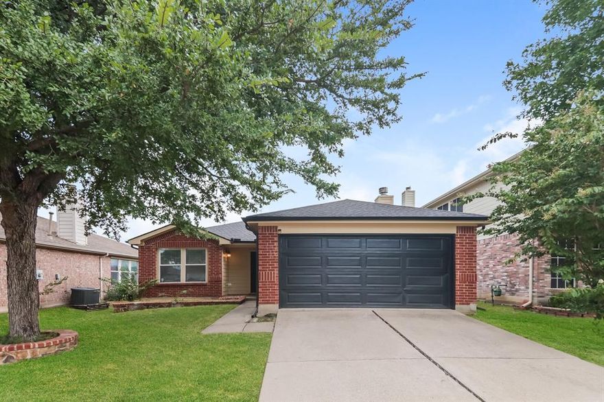 A Jewel in Little Elm! Fresh paint inside and out, including the 2 car garage! 3 bedrooms carpeted.  The living room has a corner fireplace and laminate hardwood flooring.  The kitchen has a large workspace, all appliances and a refrigerator.  Laundry room includes washer and dryer.  The home also features a large fenced backyard  Community pool and playground within walking distance.  Great location, minutes away from the lake, parks, entertainment, PGA headquarters, the future home of Universal Studios and fine dining. Easy access to the NDT and highway 380. Pets case by case. $250.00 pet deposit $100.00 non-refundable pet processing fee per pet. $200.00 lease coordination fee due at lease signing. Optional: Resident Benefits Package (RBP) for $35.00 per month which includes credit building to help boost your credit score with timely rent payments, $1M Identity Protection, HVAC air filter delivery, utility connection concierge service, our best-in-class resident rewards program, and much more!