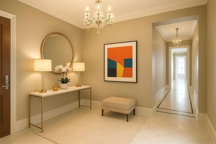 Live above it all! Experience elevated living in one of the most sought-after floor plans at The Ritz-Carlton. This sprawling residence combines the comfort of a single-family home with the legendary service of a 5-star hotel in the heart of Uptown. A dramatic double-door entry reveals a marble-inlaid Foyer & Grand Gallery - ideal for art & statement pieces. The expansive Family Room-Kitchen-Breakfast Room combo is the soul of this residence, anchored by a marble fireplace, Sub-Zero & Wolf appliances, marble countertops, generous island, & space to gather, dine & unwind. Walls of windows & 10-ft ceilings bring in natural light & skyline views. Entertain in style with a formal Living Room featuring a second fireplace, wet bar, climate-controled wine closet, hardwood floors - or host intimate dinners in the corner Dining Room framed by dual vistas. A secluded Library-Media Room offers quiet luxury with custom built-ins. The oversized, wind-sheltered balcony becomes your private sky lounge - perfect for morning coffee, evening cocktails & sunset views over Uptown & Downtown. Retreat to the custom-designed Primary Suite with its third fireplace & panoramic views. The marble-clad bath offers spa-like indulgence: jetted tub, seamless shower, dual vanities, private water closet & bidet. The closet? Fashion icon-worthy. The Guest Suite is a luxury hotel room of its own with ensuite bath, walk-in closet & dressing area. Enjoy legendary service - plus 5-star hotel amenities: concierge, valet, room-service, Fitness Center, resort-style Pool with towel butler service & bartended beverage bar in the summer, 12,000 sq ft full-service Ritz-Carlton Spa, Fearing’s Restaurant, Bar & alfresco Live Oak Bar, moonlit Reflection Fountain Park, Pet Park & more. With a 93 Walk Score, you’re minutes from Klyde Warren Park, The Crescent, Victory Park & American Airlines Center, the Design District, CBD, the largest contiguous urban Arts District in the US & Dallas' best dining & shopping