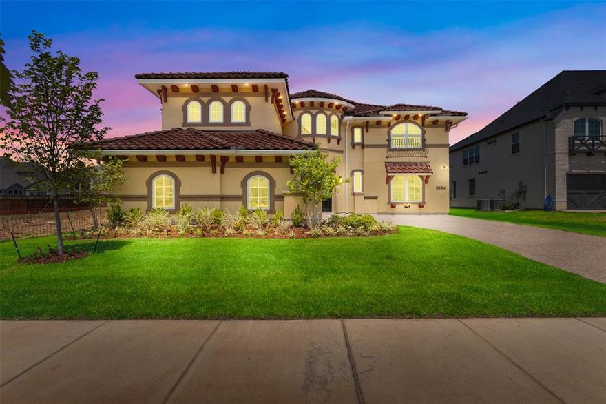 Open House on Sat. Oct. 4th, 2-4pm. Exquisite, never-lived-in 6-bedroom, 5-bathroom masterpiece in Silverleaf Estates, featuring over $250K in premium upgrades. This luxurious home blends modern elegance with timeless comfort across two spacious stories. A grand double curved staircase with wood steps and wrought-iron balusters welcomes you into a breathtaking living room with soaring ceilings, abundant windows, a gas log fireplace, and a wet bar, seamlessly flowing into the kitchen and casual dining area—ideal for entertaining. The chef’s kitchen boasts a large granite island, commercial-grade appliances, including a 6-burner gas range, sleek 42-inch cabinets, and a generous pantry, perfect for both culinary creations and gatherings. A main-floor guest room (or home office) with a full bath offers convenience for visitors. Upstairs, an oversized game room with a wet bar, four bedrooms, a family room, and ample storage provide versatile living spaces.

Additional highlights include a large utility room with a sink and cabinets, a 1,000-lb capacity elevator, double central vacuum system, and a spacious second-floor storage area. The oversized covered back patio is a serene retreat for outdoor entertaining or relaxing under the stars.