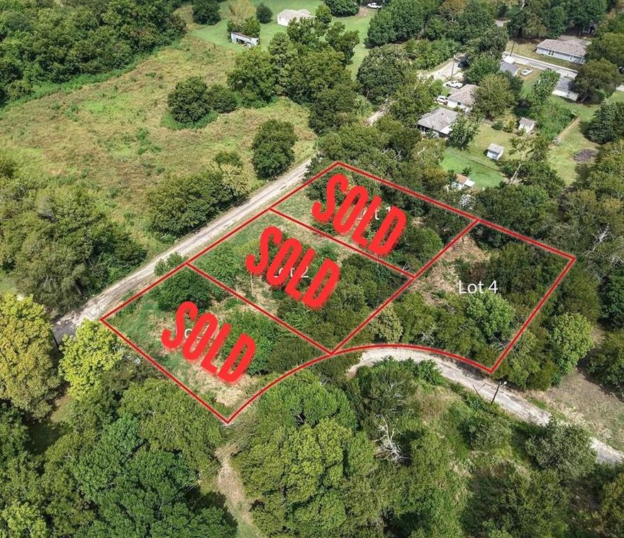 Lot 4 is the ONLY lot left!

Don’t miss your chance to grab the final available lot on Smith Street in Bonham! This .265-acre buildable lot is investment-ready and perfectly positioned with city utilities at the road, no flood zone, and great road frontage.

Whether you’re ready to build now or secure land for the future, this is a fantastic opportunity in a growing area.
Creative financing options available, send proposed terms with written offer!

-For GPS directions to all of the lots, use address 322 Smith Street, Bonham, TX 75418. Lot 4 will be the last lot around the corner.
 Less than an hour to McKinney, Dallas and 15 minutes to the brand-new Bois d'Arc Lake. Come see what Bonham has to offer!
