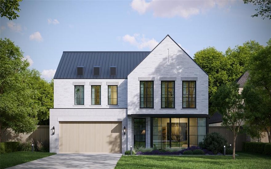 Situated in the highly sought-after Little Forest Hills neighborhood near White Rock Lake, this exceptional residence offers 5 bedrooms and 5 bathrooms, including a thoughtfully designed first-floor primary suite. The interiors blend modern sophistication with warm, organic textures, showcasing clean architectural lines, soaring ceilings, and a refined, cohesive aesthetic throughout.

Light-filled living spaces flow seamlessly into a chef’s kitchen featuring custom cabinetry, premium appliances, and an expansive island ideal for both everyday living and entertaining. A formal dining room provides an elegant setting for gatherings, while a separate breakfast area offers a comfortable space for casual dining.

The first-floor primary retreat serves as a private sanctuary, complete with a spa-inspired bath and generous closet space. Well-appointed secondary bedrooms offer comfort and privacy for family and guests alike.

A covered patio extends the living space outdoors, creating the perfect setting for year-round enjoyment and entertaining. Ideally positioned near White Rock Lake, dining, and neighborhood amenities, this home offers both elevated design and exceptional livability in one of Dallas’ most distinctive neighborhoods. Estimated Completion May 2026