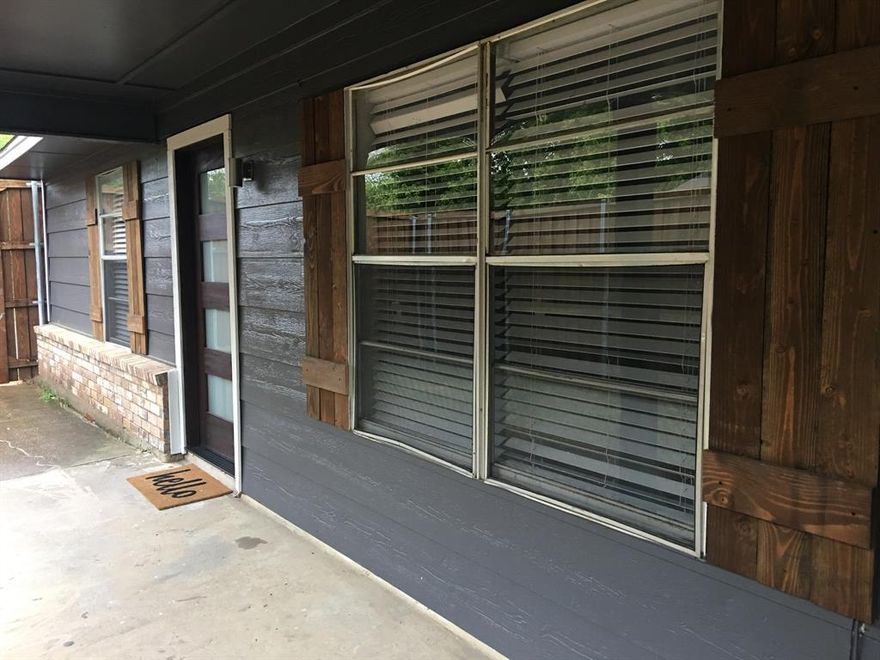 Great 2 bedroom duplex. Home has been updated and meticulously cared for.  Small yard, not much yard maintenance required. Property close and accessible to UTA, ATT Stadium, shopping, hospitals and major highways. 1st and last months rent required, plus security deposit. Tenant is responsible for for their own utilities. All furniture will be removed prior to move in.  All furniture including refrigerator, washer & dryer is available for purchase. No sub-leasing allowed, No AirBNB or short-term renting allowed.