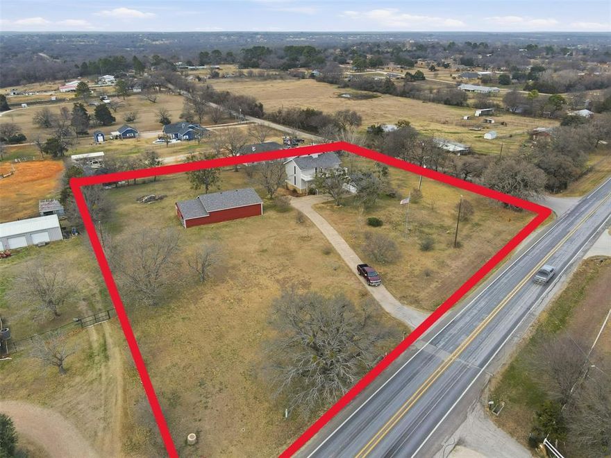 Back on the market after major improvements! 

This distinctive Colorado-inspired chalet sits on 2 acres in Alvarado and now offers even more value with recent exterior upgrades including new siding and new roofs, giving buyers peace of mind and a refreshed look. 

With over 3,300 sq ft of living space, a barn-workshop, and the freedom of country living with no HOA, this property offers the space and flexibility that’s hard to find. 

The home’s unique multi-level design places the main living area upstairs, creating elevated views and a light-filled space perfect for relaxing or entertaining. Large windows bring in natural light while the open layout connects the living, dining, and kitchen areas. The lower level provides flexible space ideal for multigenerational living, a home-based business with private entrance, a home office, guest quarters, or hobby space. 

Outside, the property truly shines with 2 usable acres, room for animals, equipment, RV parking, or future additions. Property has a second water meter making it easy to add another home – income or in-law property.  The barn-workshop and detached garage offer excellent storage and workspace for projects, equipment, or recreational vehicles. 

Located just minutes from town yet surrounded by open space, this property offers the perfect balance of land, and accessibility to the DFW area. 

If you’ve been looking for acreage, character, and room to live the country lifestyle, this newly improved property is ready to welcome you home.