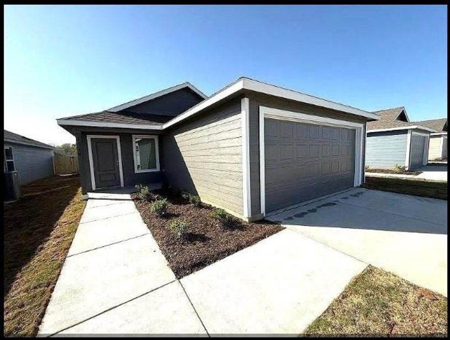 Welcome to 1600 Baugh Street, McKinney, Texas! This brand-new, 3-bedroom, 2-bathroom home, built in 2025, offers contemporary living at its finest. Featuring an open floor plan, modern finishes, and energy-efficient appliances, this home is move-in ready. Located in a charming neighborhood in McKinney, residents will enjoy close proximity to the Oak Hollow Golf Course, the scenic Jim Ledbetter Park, a nearby movie theater, and a convenient shopping center right off Highway 75. Experience the best of McKinney living in this stunning, brand-new home!