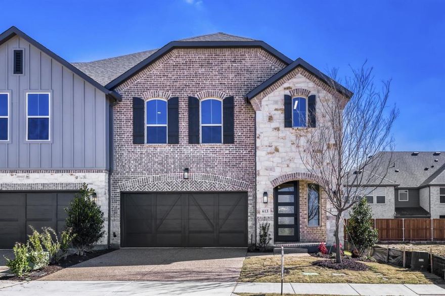 This beautiful townhome, built by renowned builder American Legend Homes, is located in the highly sought-after Castle Hills master-planned community in Lewisville, TX. Featuring 3 spacious bedrooms, 2 baths, ½ bath, game room and 2 car garage, this home merges the comforts of single-family living with the low-maintenance lifestyle of a townhome. The main bedroom, offers a peaceful retreat with plenty of natural light and modern finishes. The open-concept living area is filled with natural light, thanks to floor-to-ceiling windows, customized with wood floors downstairs. The heart of the home is its state-of-the-art kitchen, perfect for cooking and entertaining. With high-end appliances, quartz countertops, custom cabinets and a functional layout, this kitchen will impress even the most discerning chefs. Enjoy movie nights and endless fun with the dedicated game room, providing the ultimate spaces for relaxation and entertainment. Whether you're hosting gatherings or enjoying quiet moments, this townhome offers the perfect blend of luxury, comfort and convenience, all within the prestigious Castle Hills Northpointe community.