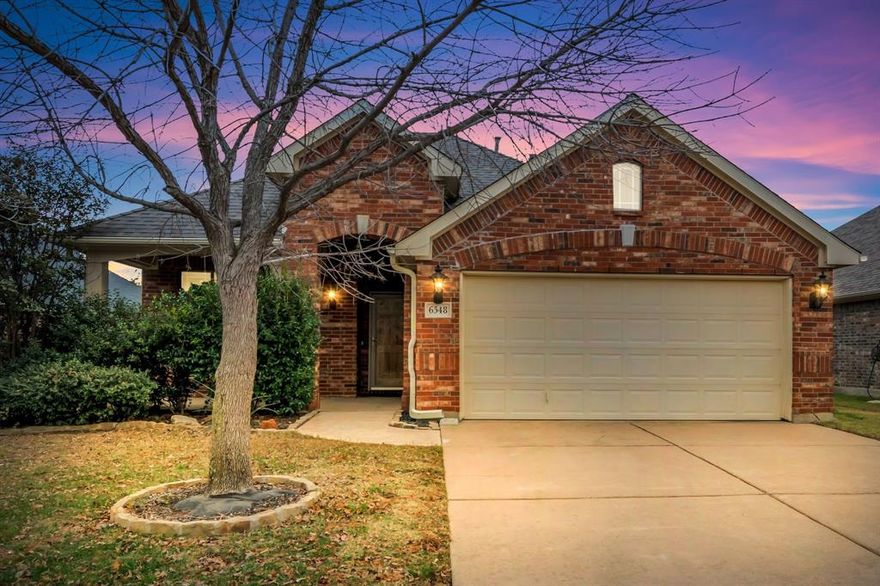 Don't miss this opportunity to lease a well-maintained and updated home in a fantastic location. This charming 3-bedroom, 2-bathroom single-family brick home is in a quiet neighborhood and zoned for highly-rated Birdville schools. Enjoy the curb appeal and spacious front porch. Step inside and be wowed by the open floor plan with 10-foot ceilings, and beautiful luxury vinyl plank flooring. The formal dining room at the front of the house offers versatility - use it as intended or transform it into a cozy living area or home office to suit your needs. The heart of this home is the light and bright chef's kitchen. Cooking enthusiasts will fall in love with the stainless steel appliances, granite countertops, ample cabinet space and a breakfast bar.  You'll appreciate the thoughtful split bedroom layout, offering privacy and comfort for all. The spacious primary suite is a true retreat, boasting peaceful views of the backyard and an ensuite bathroom. Imagine relaxing in the soaking tub or enjoying the separate glass shower after a long day. Speaking of the backyard - it's an entertainer's dream! The extended patio with a pergola creates the ideal outdoor living space for hosting barbecues, letting the kids play, or simply enjoying your morning coffee in tranquility. Additional features that make this house a home include neutral paint colors throughout, a full bathroom conveniently located near the secondary bedrooms, and an attached two-car garage. Energy-conscious buyers will appreciate the efficiency of HVAC system installed in 2022. This home offers easy access to Hwy 377 and all things Fort Worth!