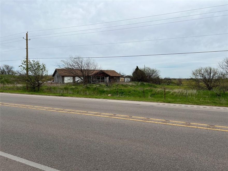 3.95+- acres with endless opportunities for a buyer with a vision to complete the in-place build or remove the existing structures and plan out what you want. This small sought-after acres is in an ideal location within the desired Holliday ISD. Lots of privacy in a true country setting. Close proximity to Wichita Falls for all your shopping, restaurants, & necessities. Home isn't in your plans right now...build a shop to suit and start that business you have had on your mind. Whatever your needs this property fits the need.