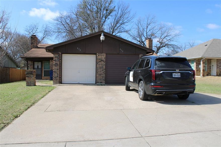 Excellently maintained and ready to be income producing for the next owner. Will be the perfect opportunity to do updates for a larger income producing return on your investment. This property includes both 613 and 615 Renfro St for the price of $375,000 for both sides together. See mls number 21159866 for the 613 side