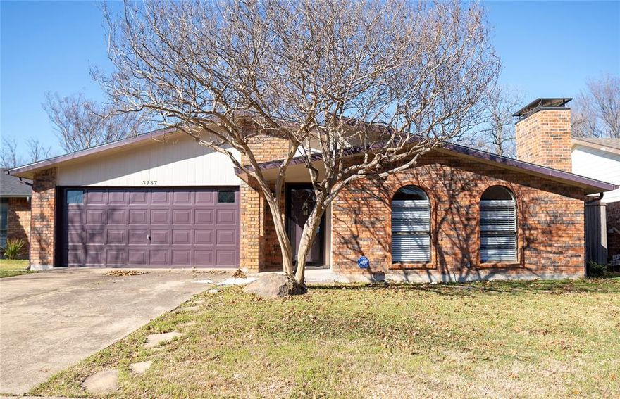 Experience the perfect blend of suburban convenience and secluded tranquility in this refreshed 3-bedroom, 2-bathroom home. The heart of the home features a dramatic sunken living room anchored by a great fireplace, creating an inviting space for cozy evenings. Step into a backyard oasis that feels worlds away from the Dallas hustle; the property backs directly to a peaceful creek, offering rare privacy and a lush, green backdrop. The outdoor living is flows seamlessly indoors with a sprawling patio that connects three separate interior points.

The floorplan includes a versatile secondary bedroom with its own private exterior entrance and direct access to the guest bathroom—ideal for a home office, long-term guests, or a creative studio. With a crisp, updated palette and touches throughout, this home is move-in ready. Having already garnered significant off-market interest, this desirable property is ready for its new owner.